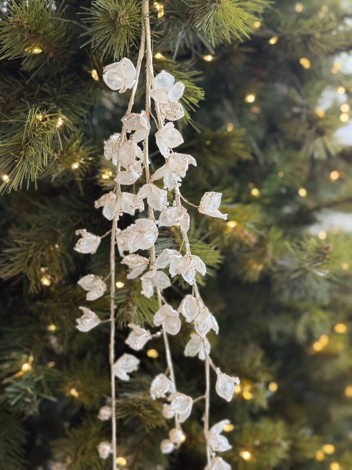 Frosted Pearl Blossom Branch