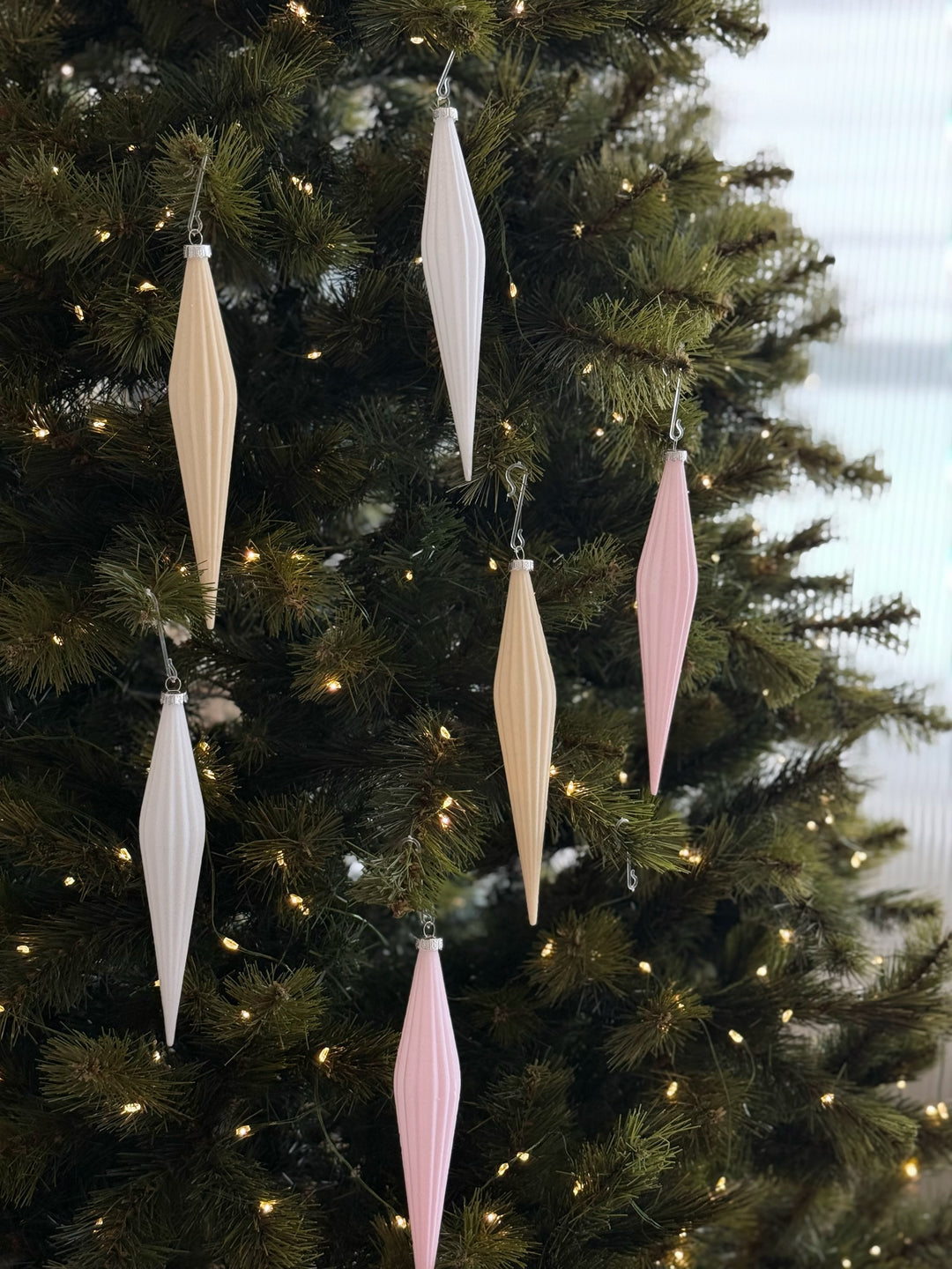 Nordic Velvet Icicle Set - Pastel (set of 6)