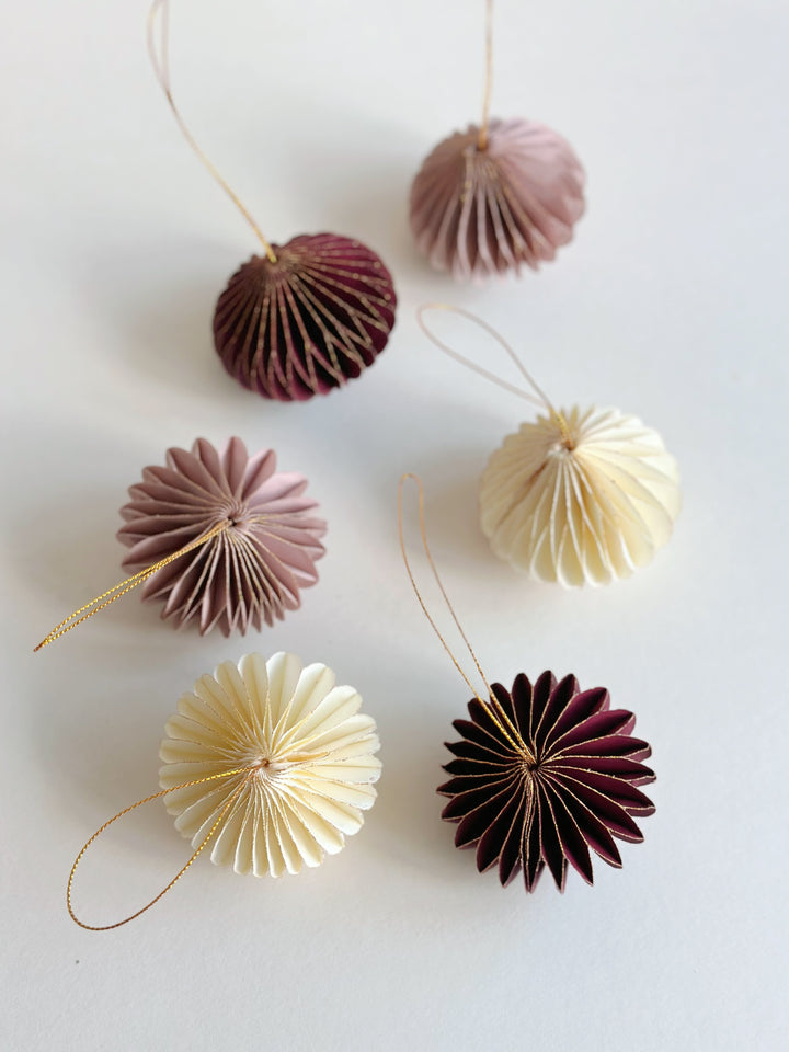 Glistening Holiday Charm Bauble Set (set of 6)