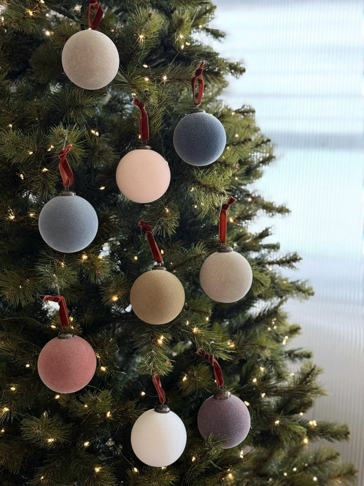 Velvet Haze 8cm Bauble Set (Set of 9)