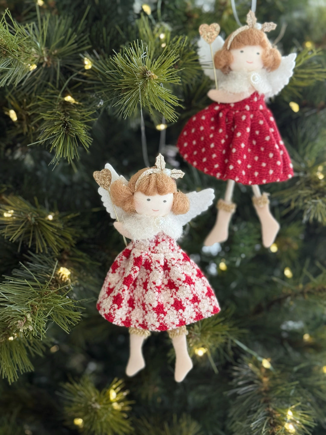 Whimsical Angel Ornament Set (3 options)