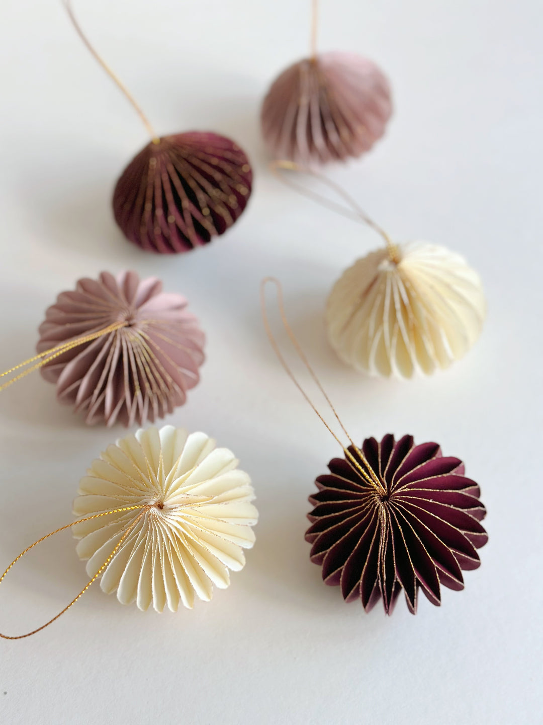 Glistening Holiday Charm Bauble Set (set of 6)