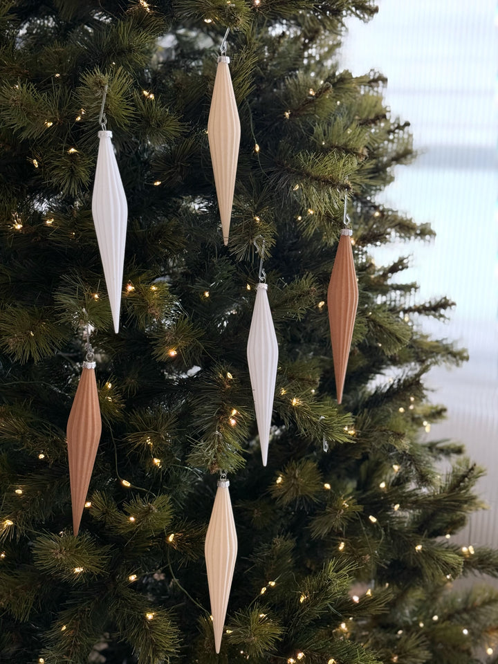 Nordic Velvet Icicle Set - Earthy (set of 6)