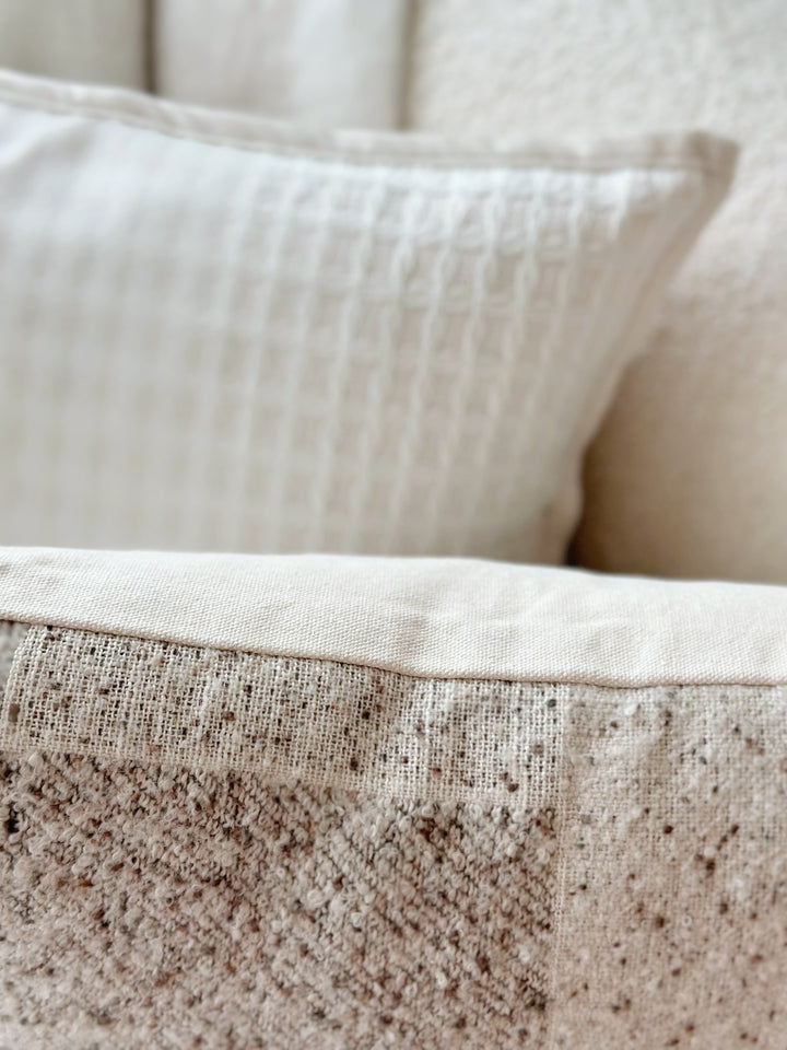 Cubist Neutral Mosaic Cushion Cover