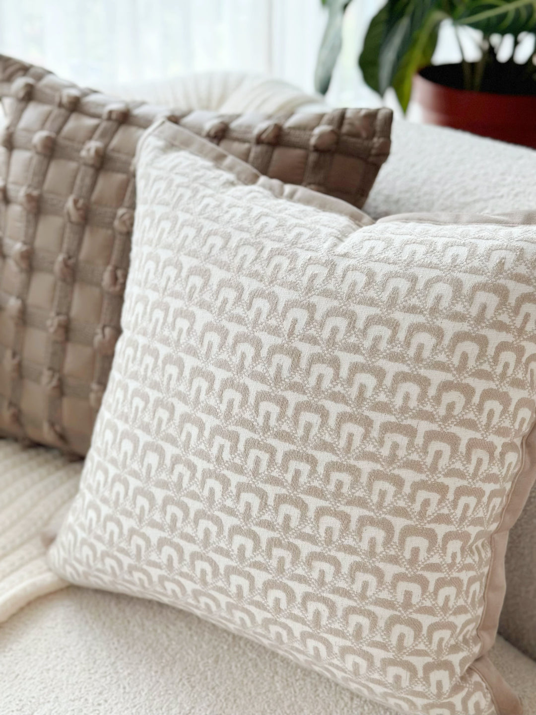 Sand Archways Cushion Cover