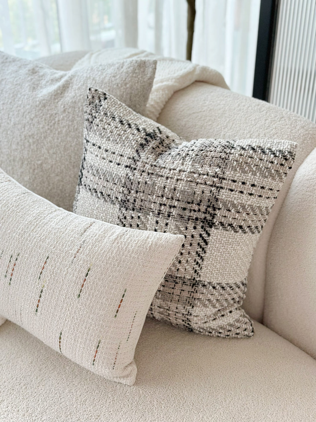 Rustic Tartan Comfort Cushion Cover