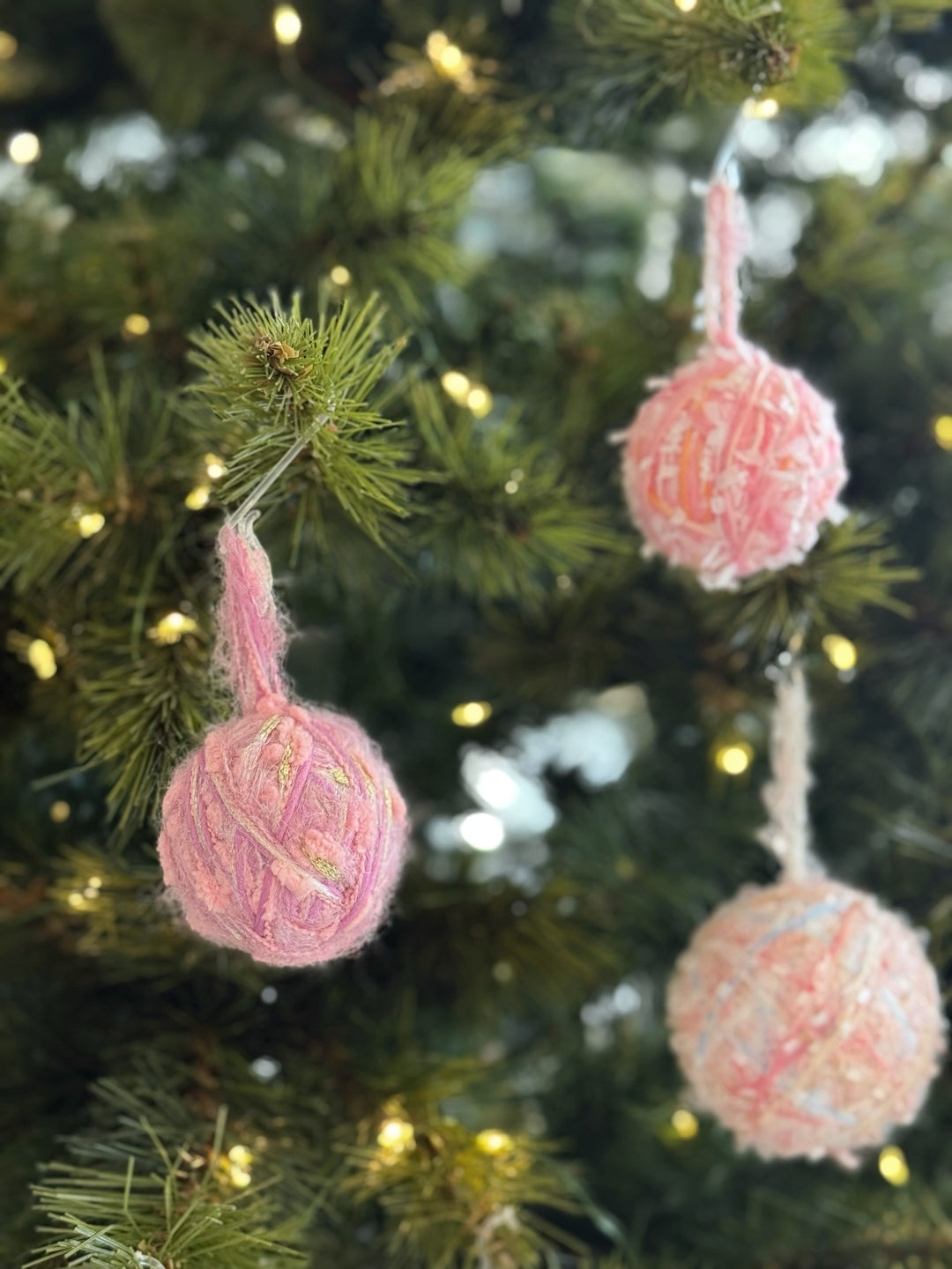 Sugarblush Yarn Baubles (set of 7)