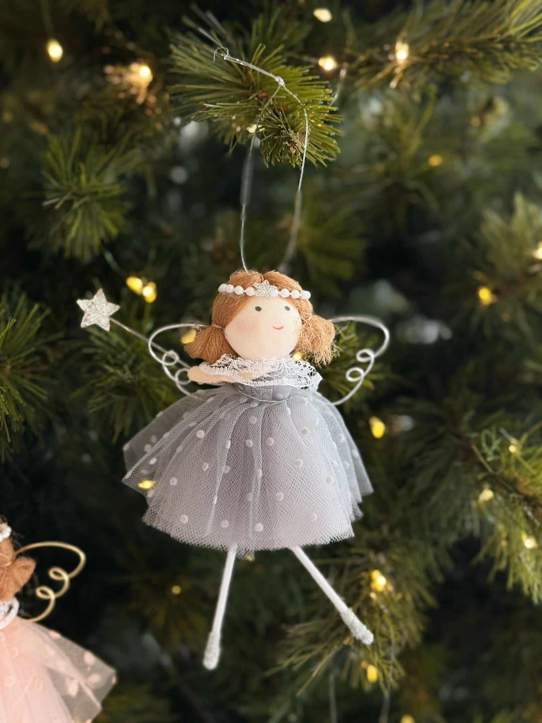 Twinkle Tulle Angel Ornament (3 colours)