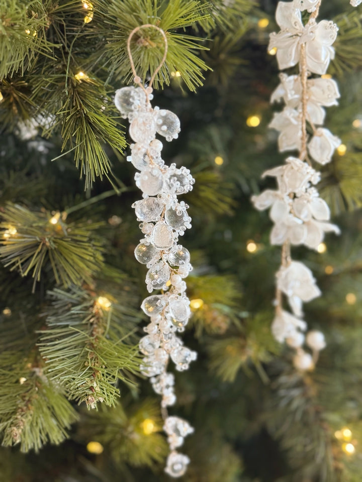 Frosted Luxe Hanging Ornament (3 options)