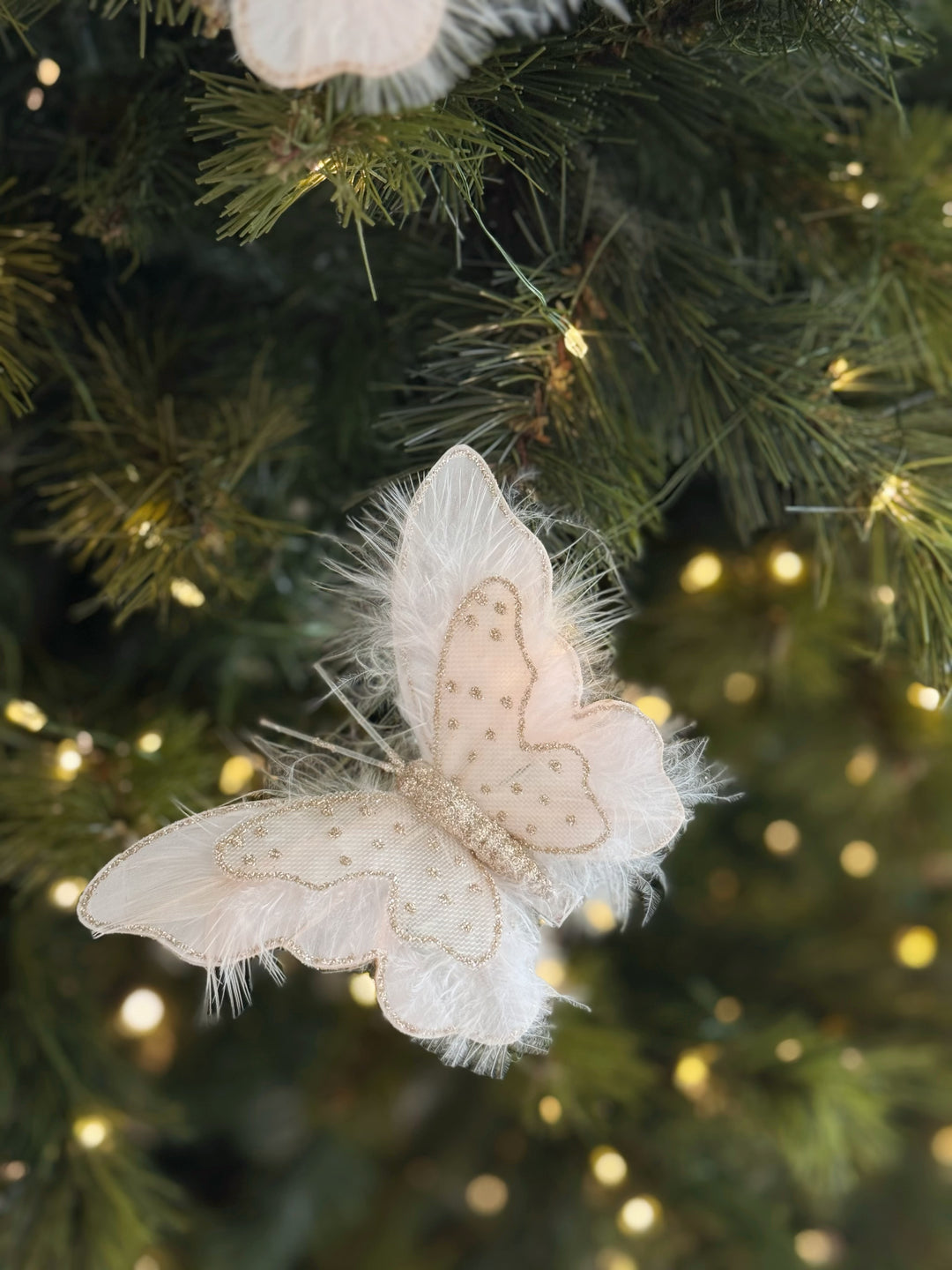 Whispering Wings Ornament Clip – Champagne (set of 3)