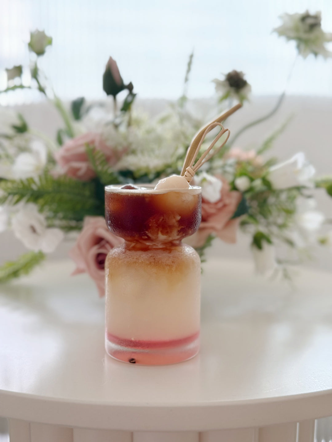 Hourglass Flow Glass Cup