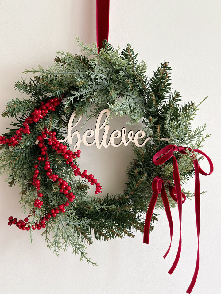 MADE-TO-ORDER: Believe In The Magic Wreath