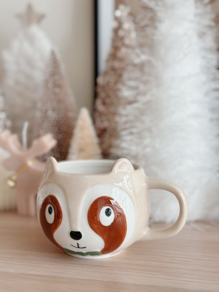Charming Raccoon Mug