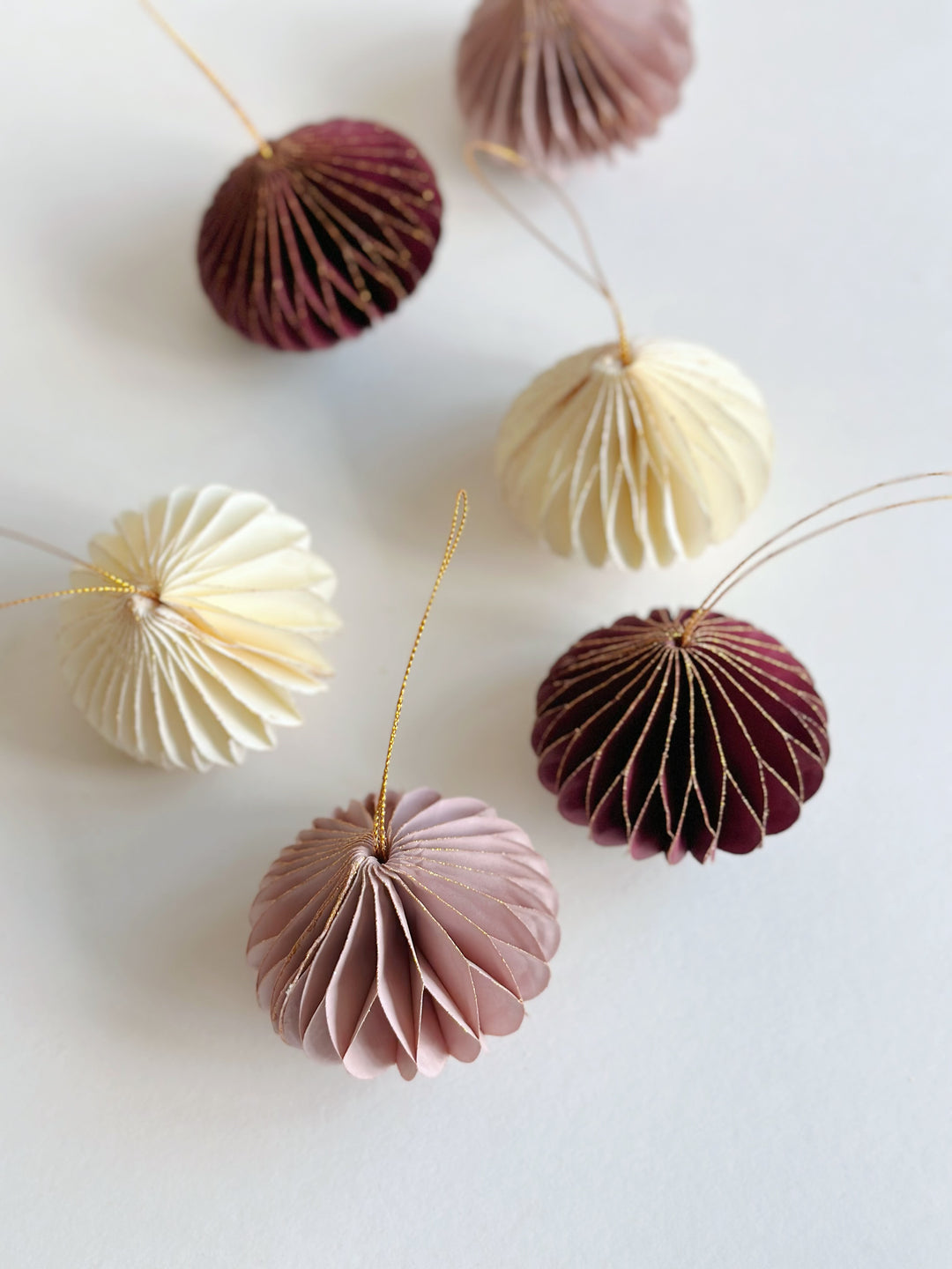 Glistening Holiday Charm Bauble Set (set of 6)