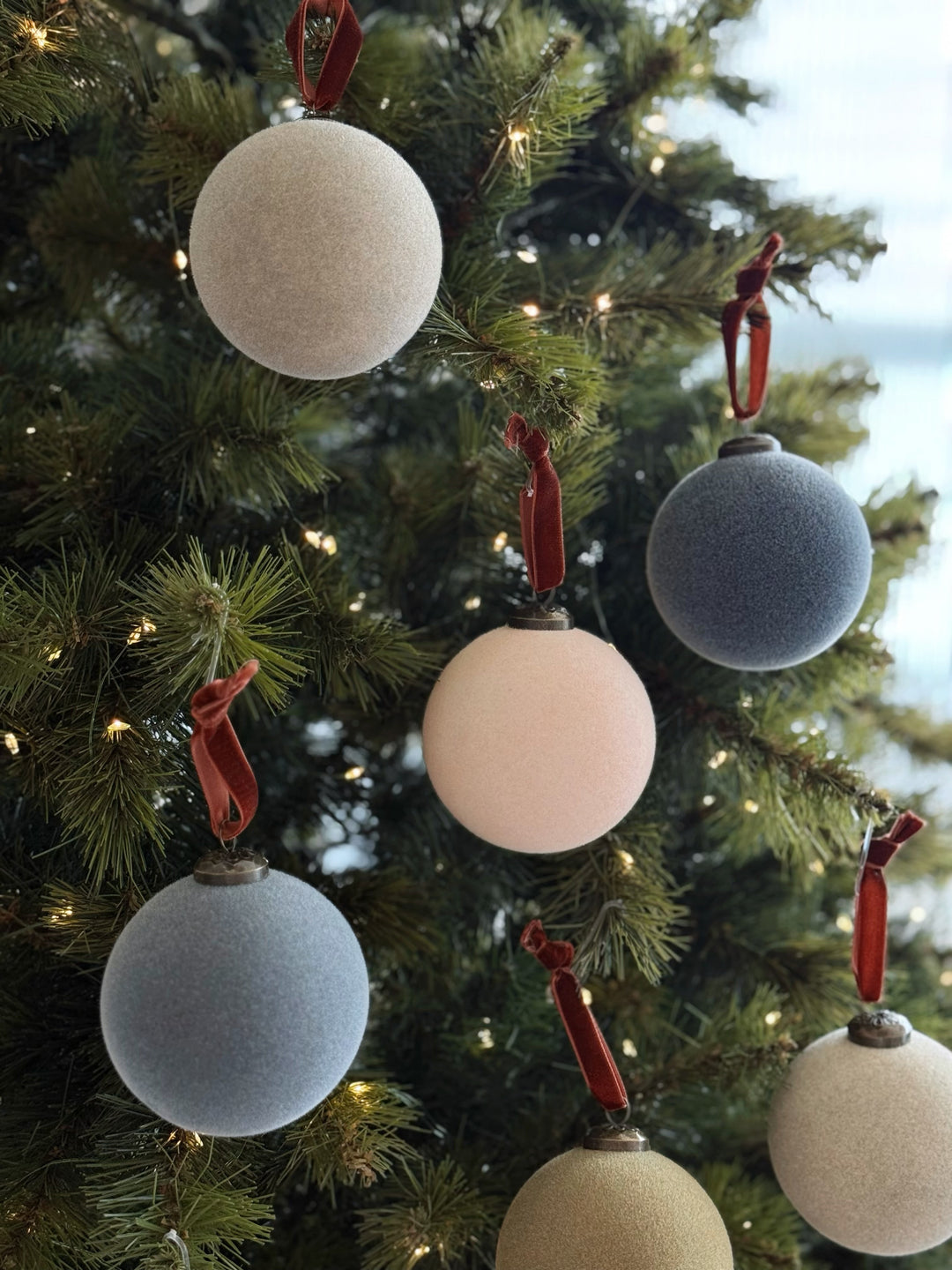 Velvet Haze 8cm Bauble Set (Set of 9)