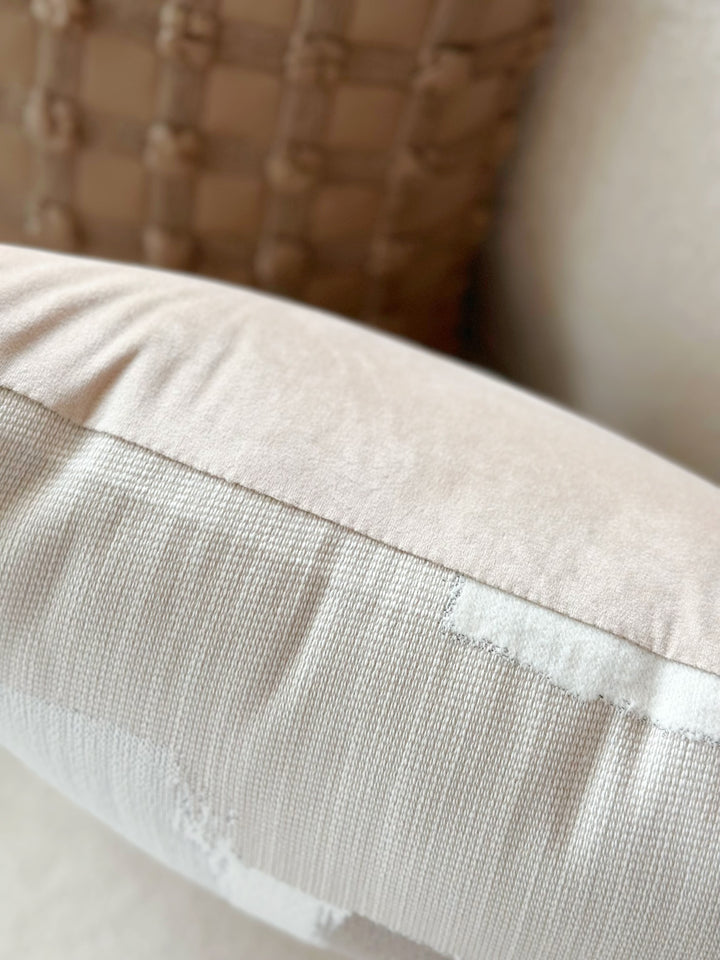 Canvas Stroke Cushion Cover