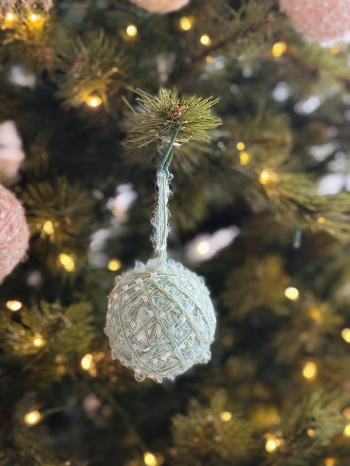 Pastel Whispers Yarn Baubles (set of 6)