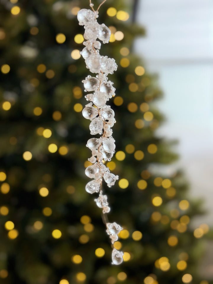 Frosted Luxe Hanging Ornament (3 options)