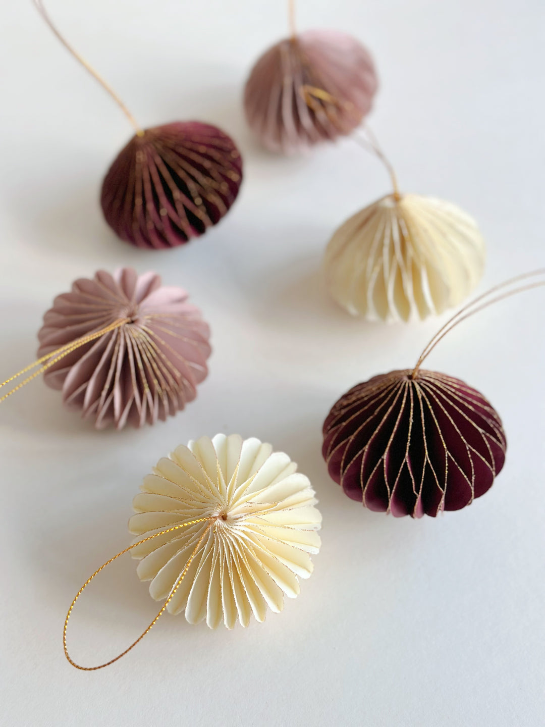 Glistening Holiday Charm Bauble Set (set of 6)