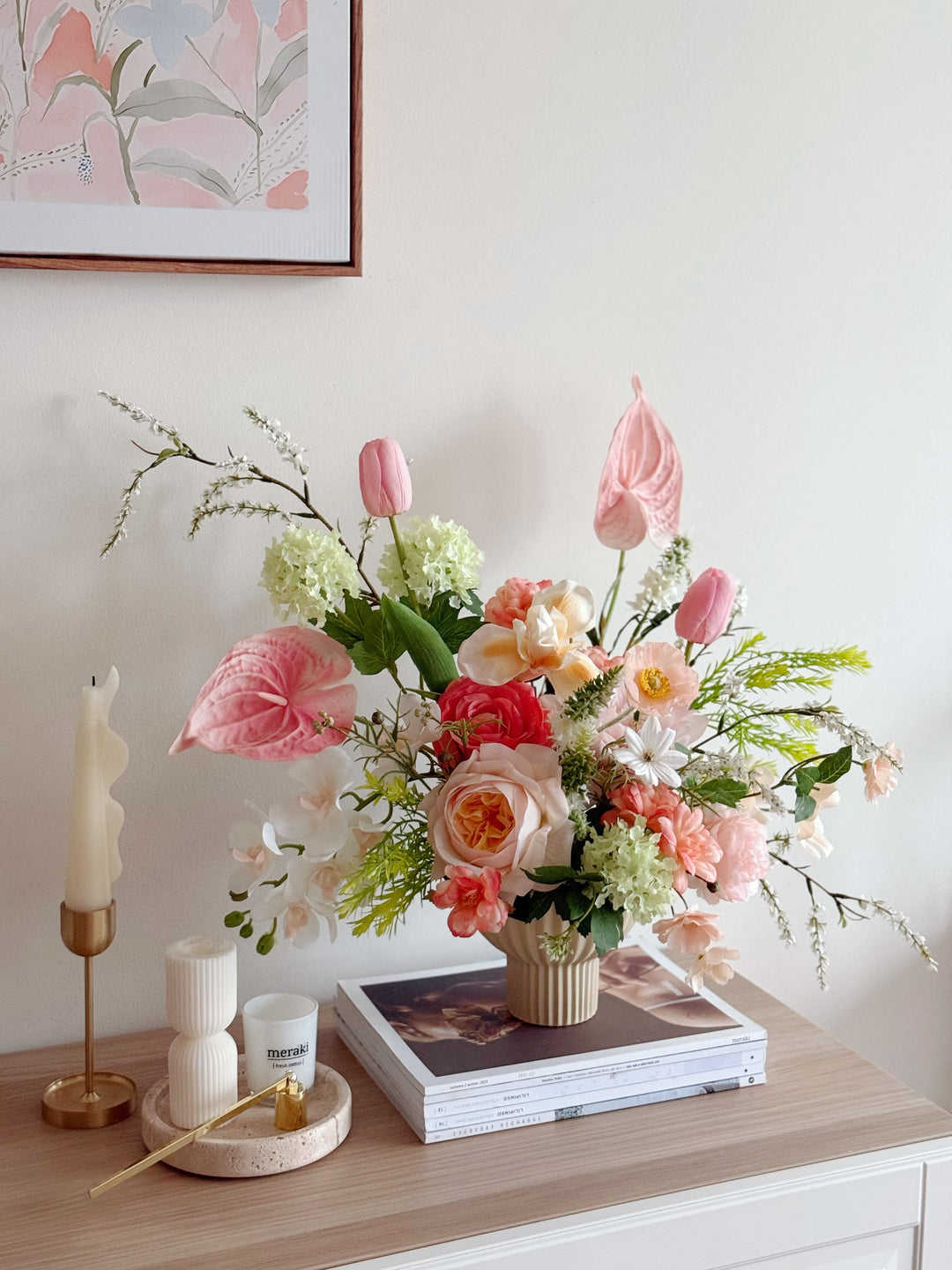 Peachy Bloom in the Pot (1-sided)