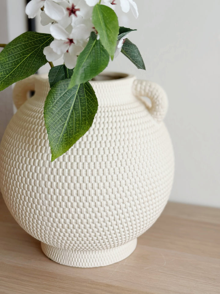 Woven Earth Vase
