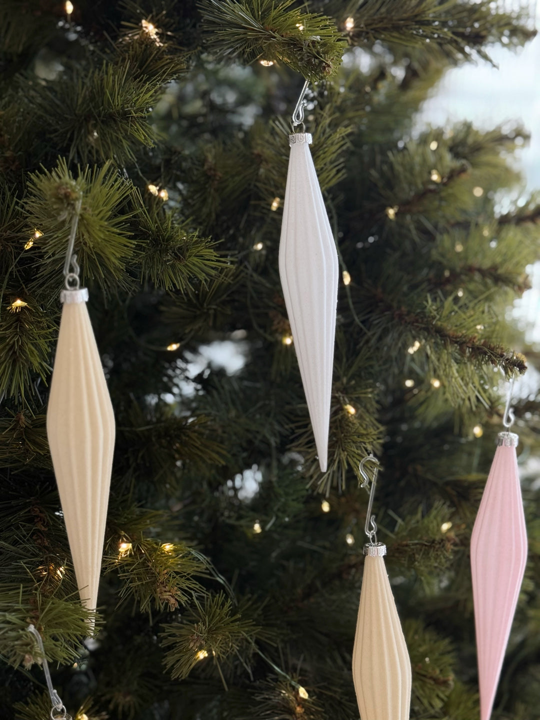 Nordic Velvet Icicle Set - Pastel (set of 6)