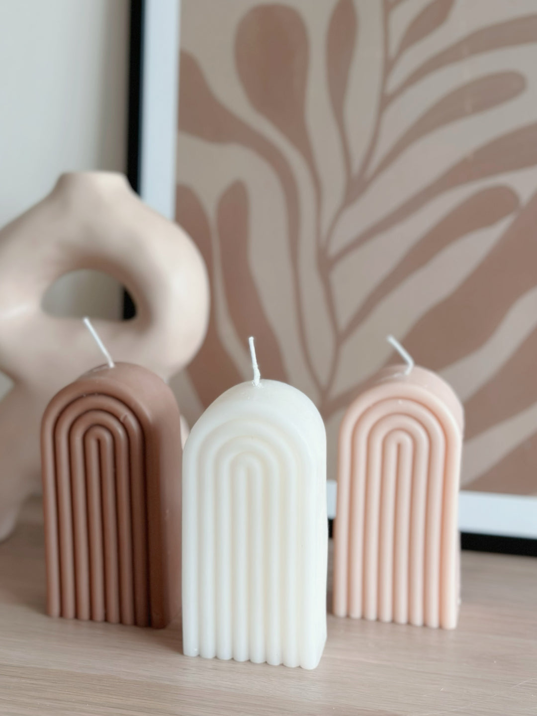 Earthy Arch Candles (3 colours)