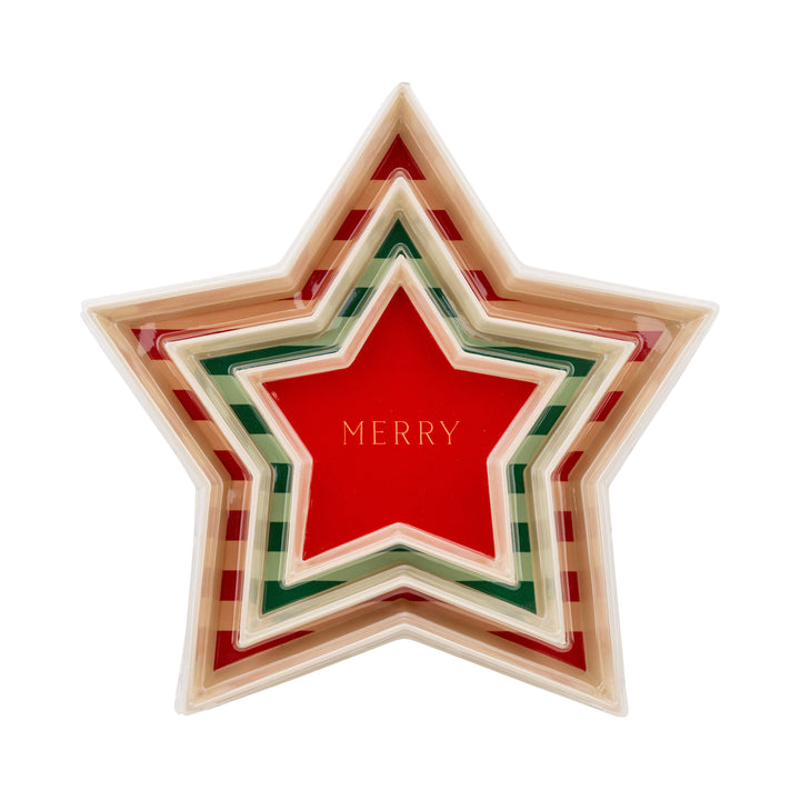 Merry + Joy Star Bamboo Set