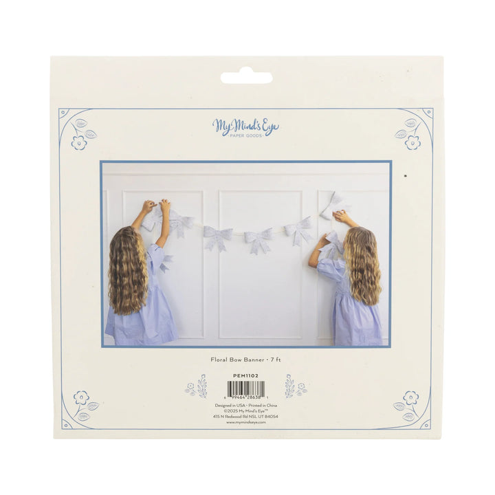 Floral Bow Banner