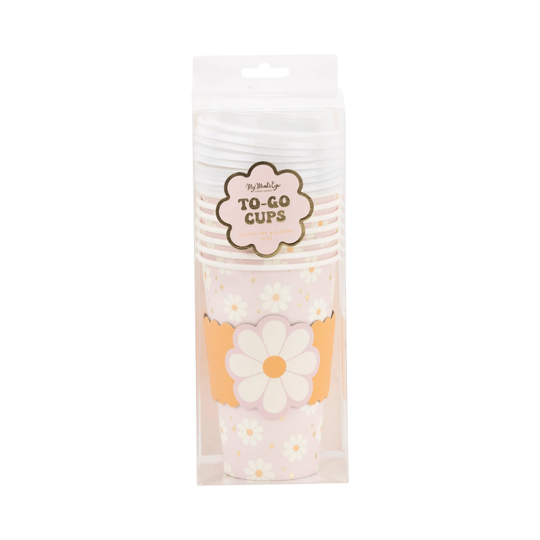 Disco Daisy To Go Cups