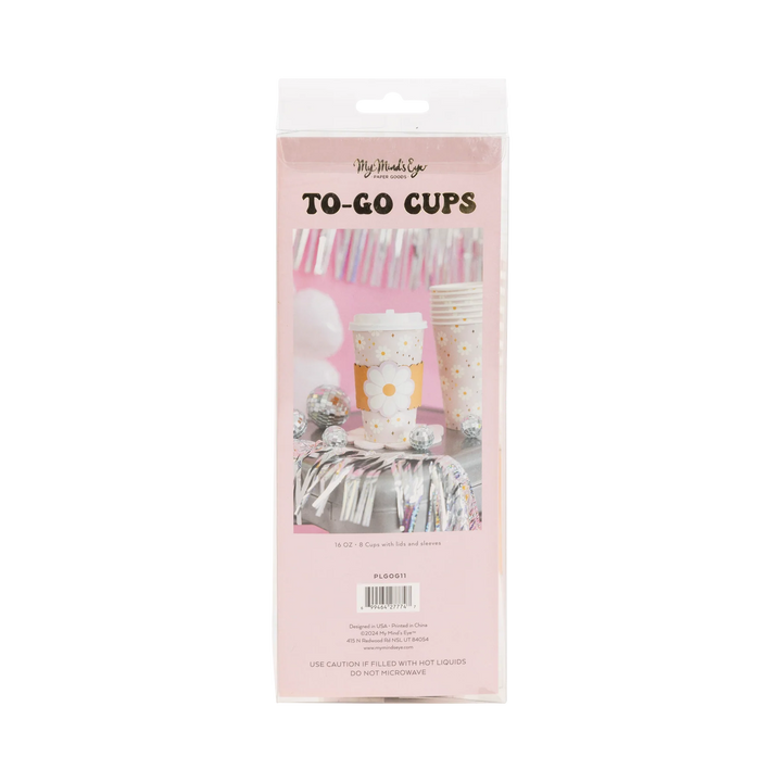 Disco Daisy To Go Cups