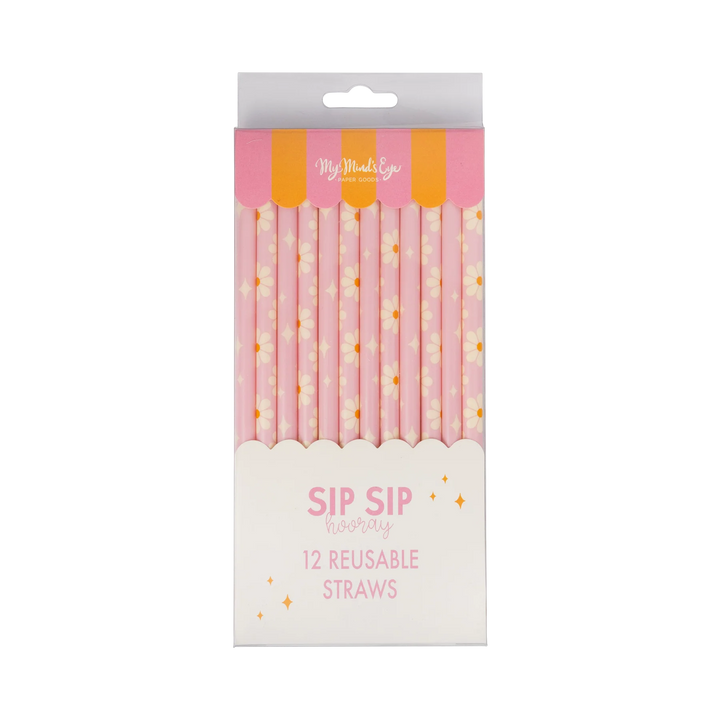 Disco Daisy Reusable Straws