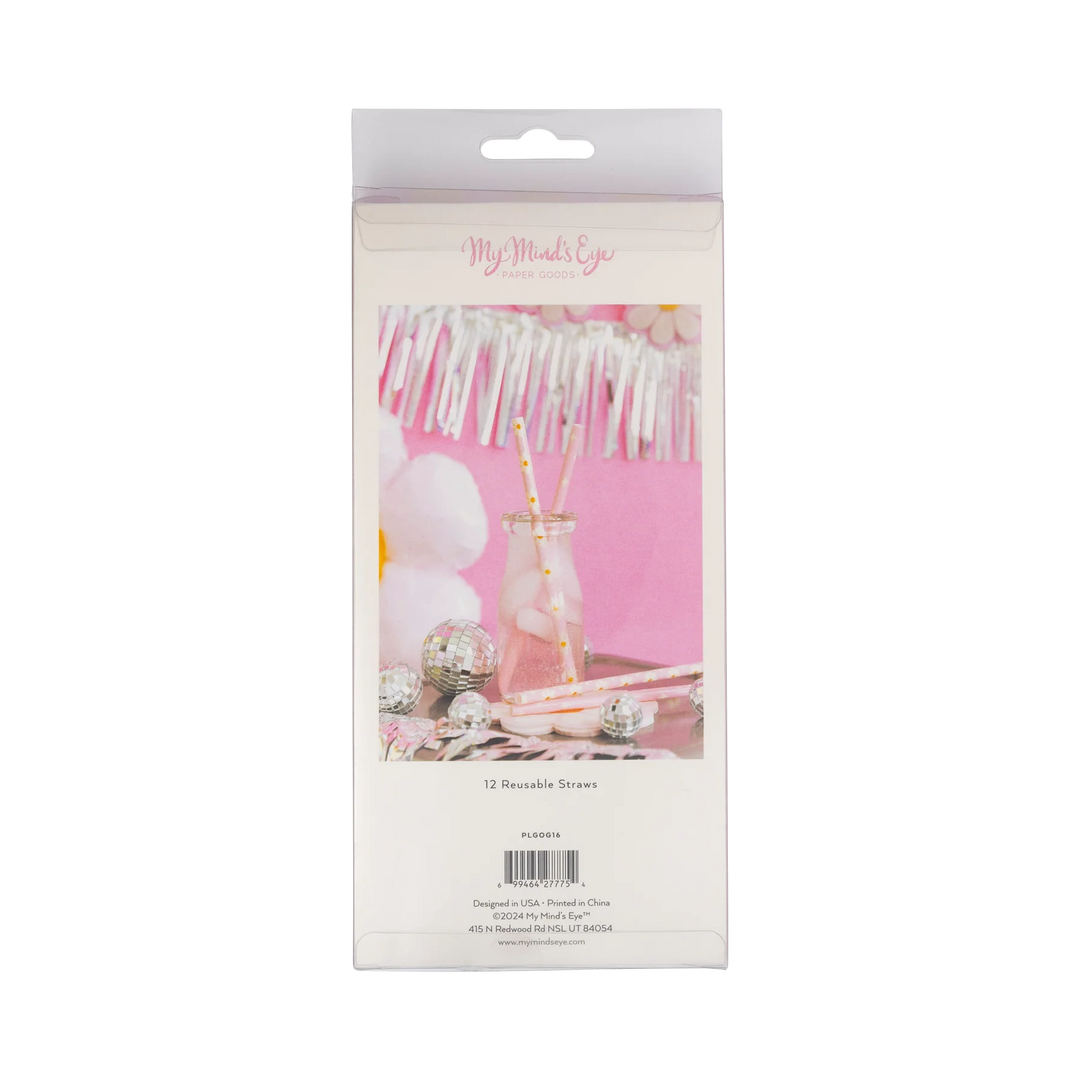 Disco Daisy Reusable Straws