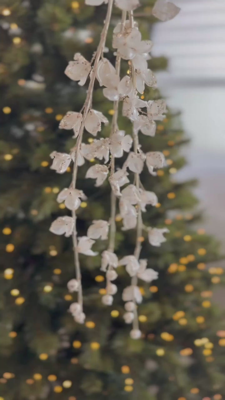 Frosted Pearl Blossom Branch