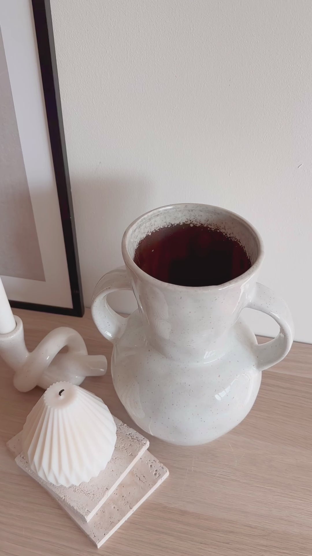 Heirloom Speckle Craft Vase