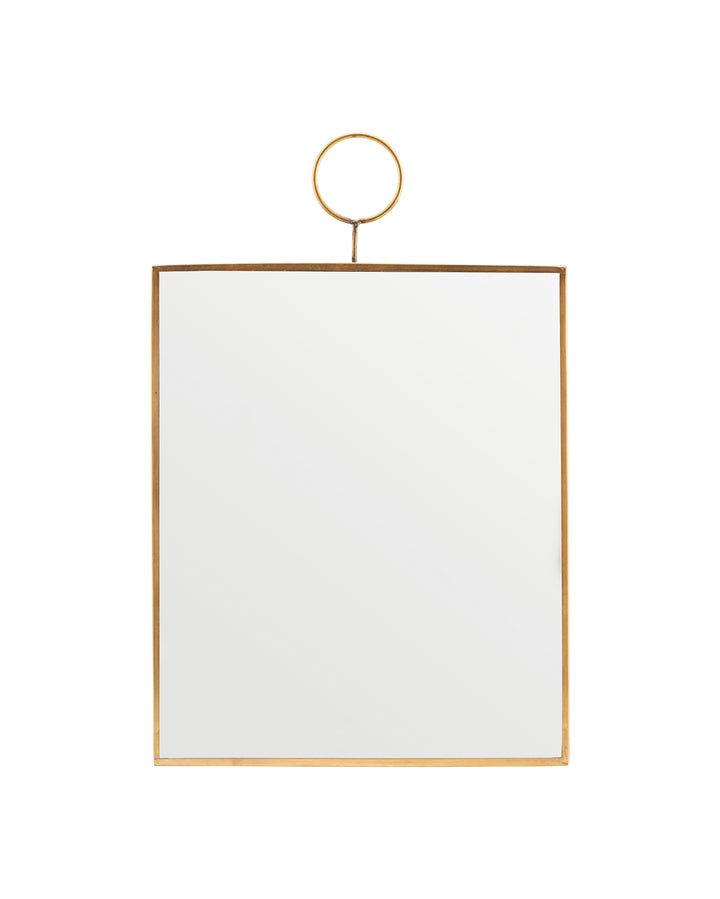 Brass Loop Mirror