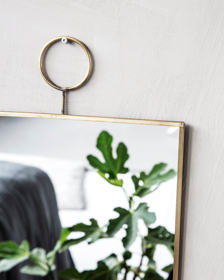 Brass Loop Mirror