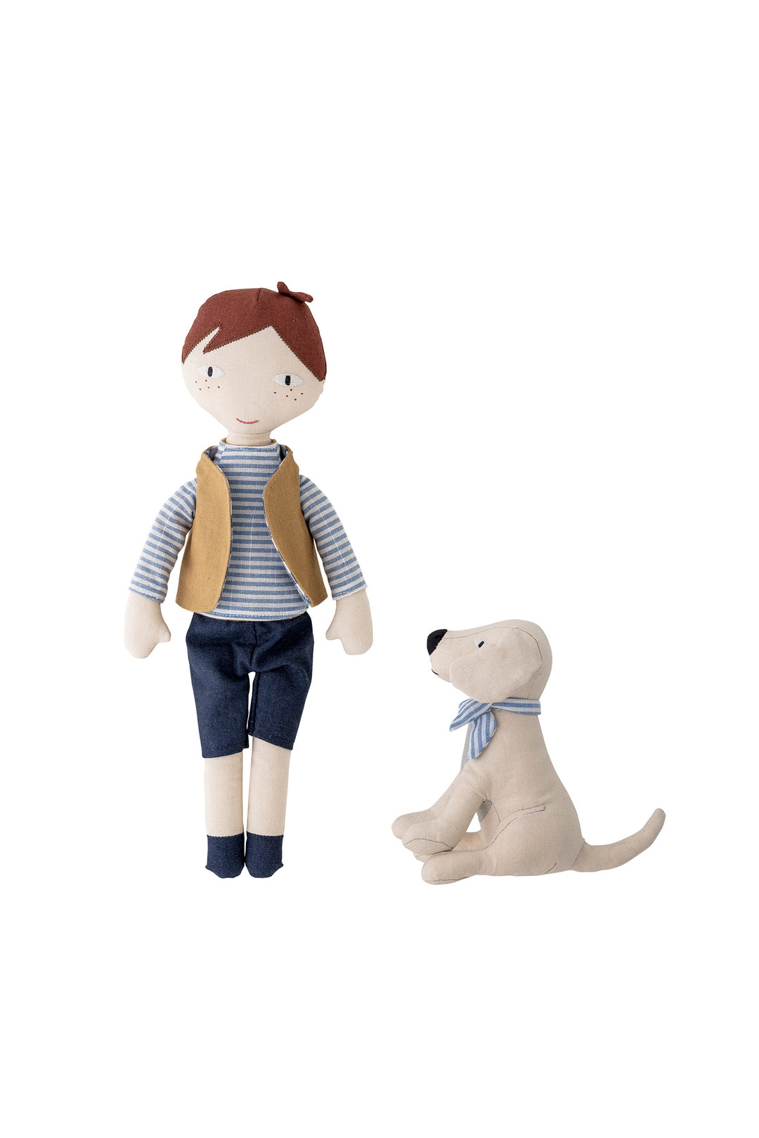 Boy and Doggie Friends