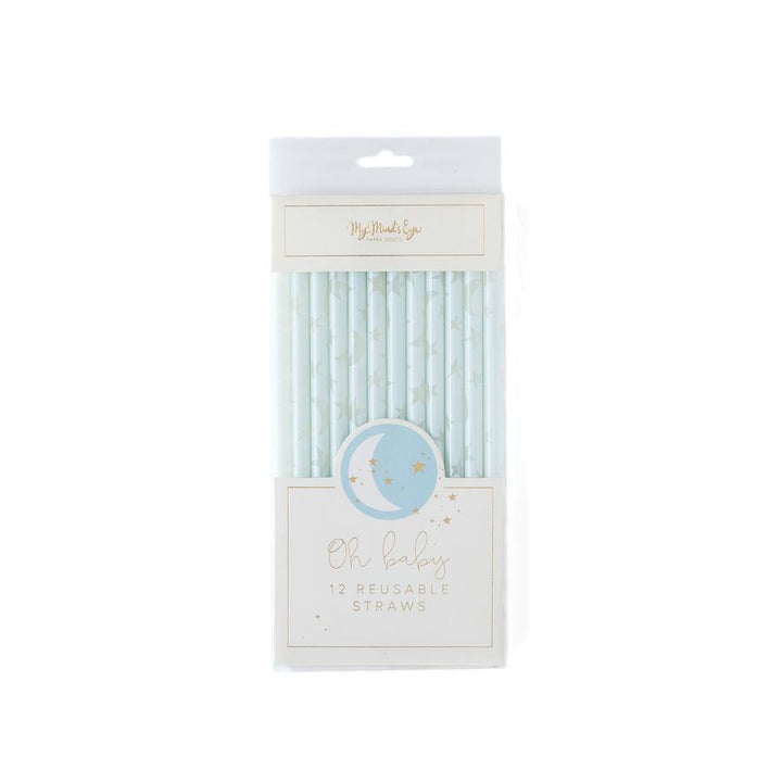 Baby Blue Reusable Straws