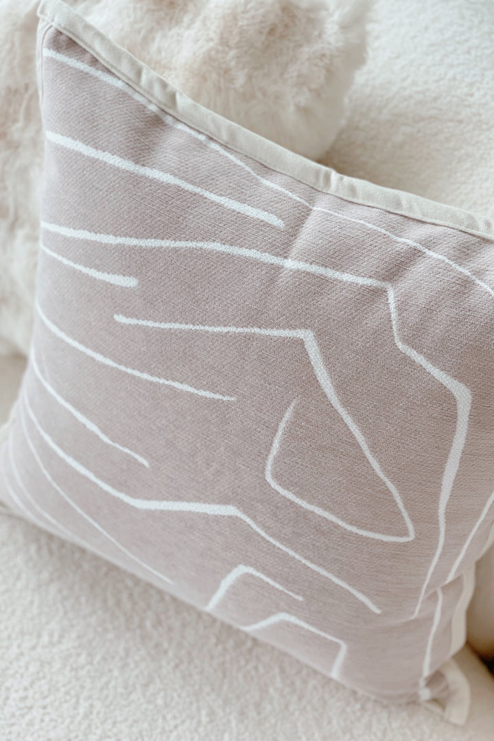 Oat Lines Cushion Cover