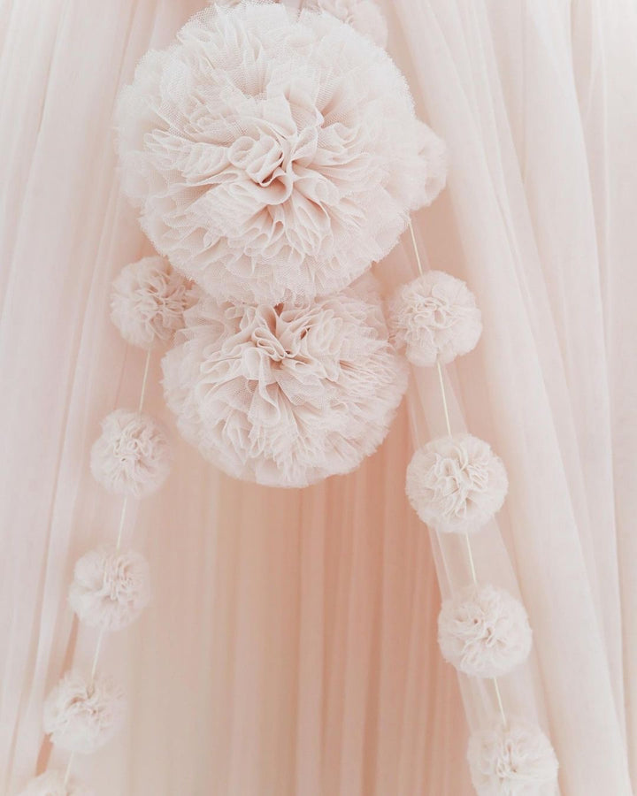 Mini Pom Pom Garlands Cream