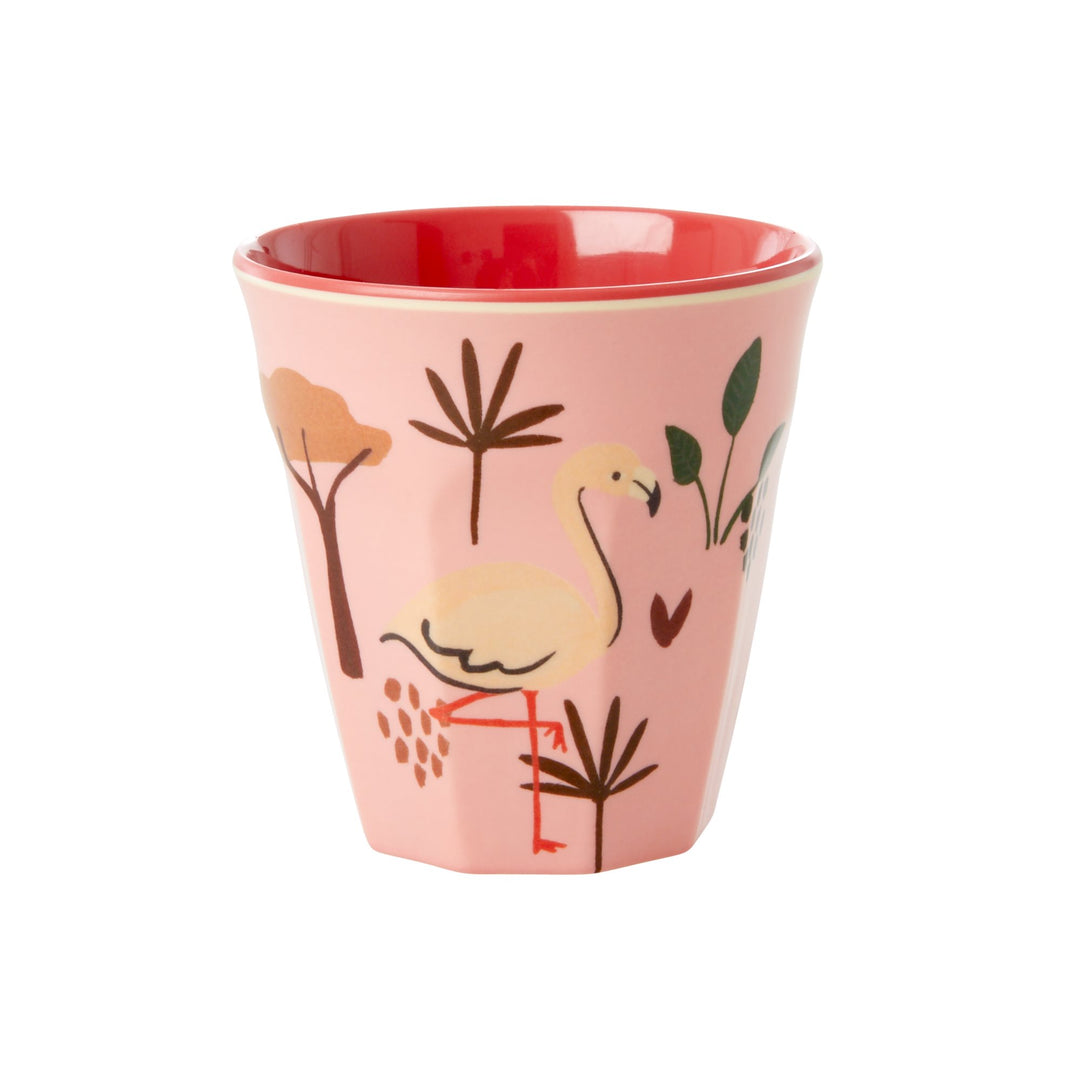 Jungle Animal Small Kids Cup Pink