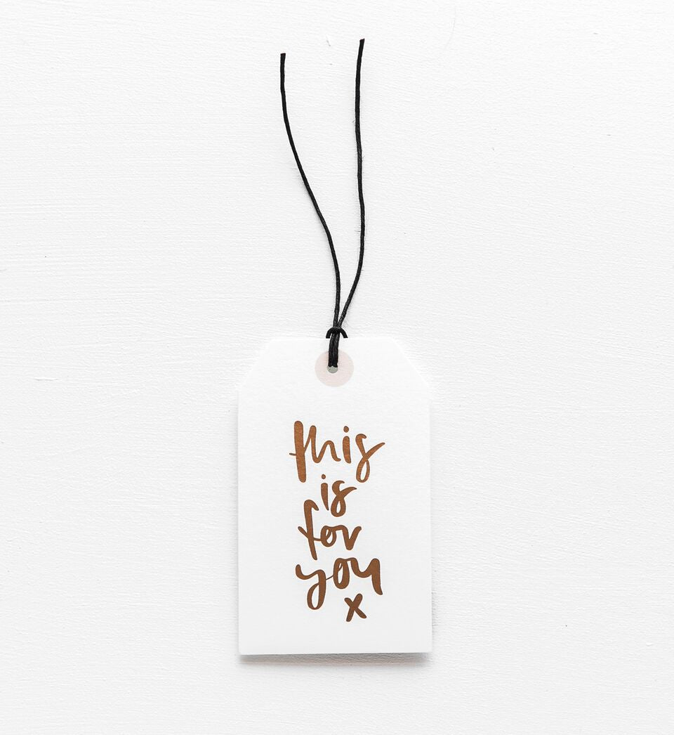 This Is For You Gift Tag, Stationary, Emma Kate Co. - 3LittlePicks