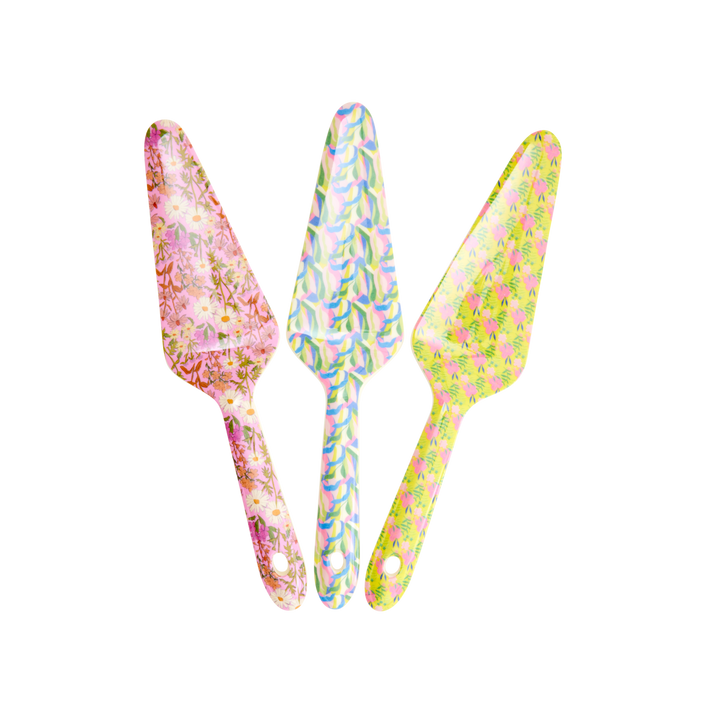 Flower Me Happy Melamine Cake Server