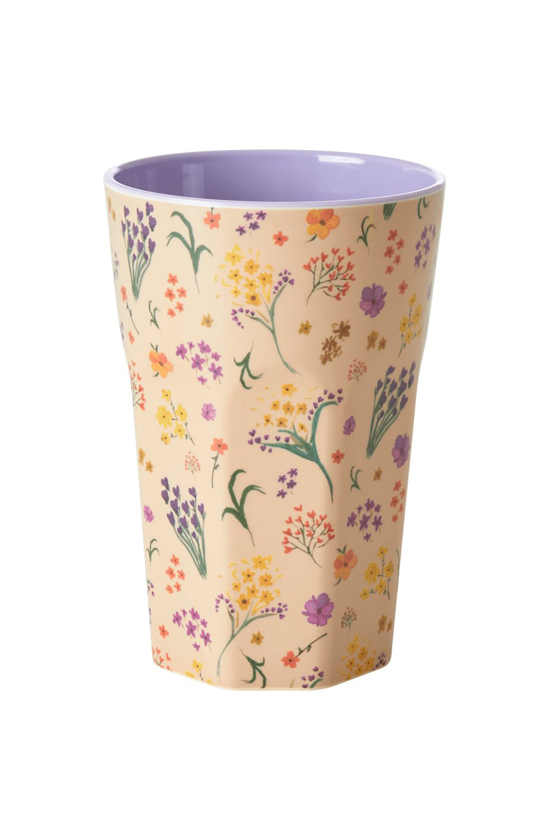 Wild Flowers Two Tone Tall Cup