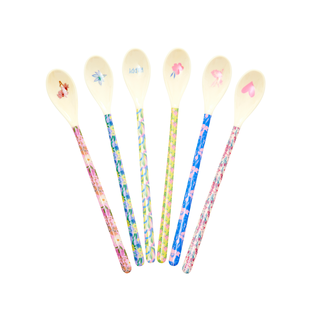 Flower Me Happy Melamine Latte Spoon