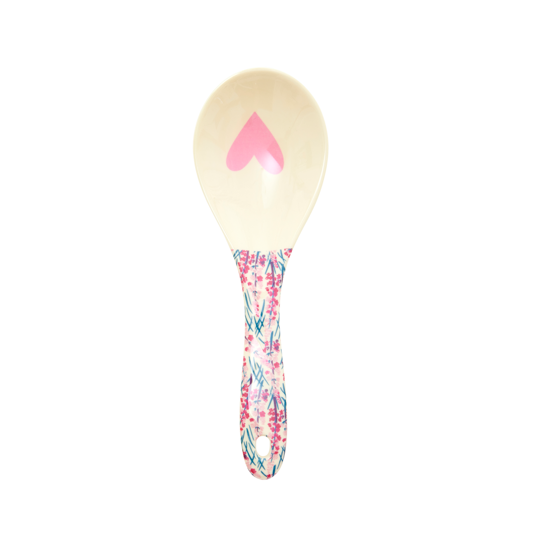 Flower Me Happy Melamine Salad Spoon