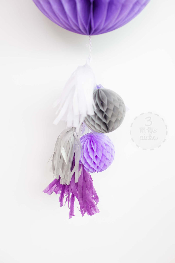 Honeycomb Tassel Kit, Partyware, 3littlepicks - 3LittlePicks