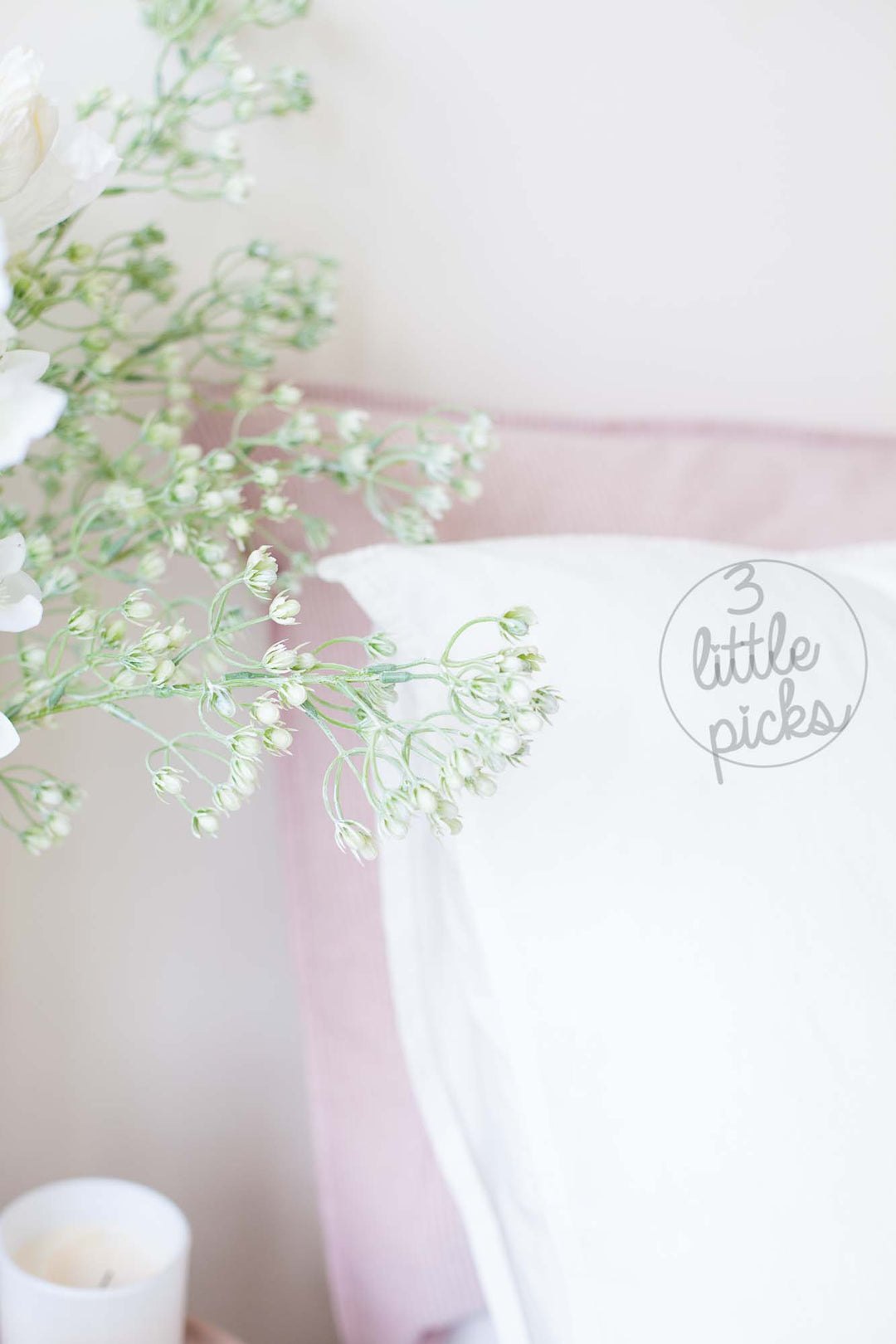 Starry Pastel Green Flowers, Decor, 3littlepicks - 3LittlePicks