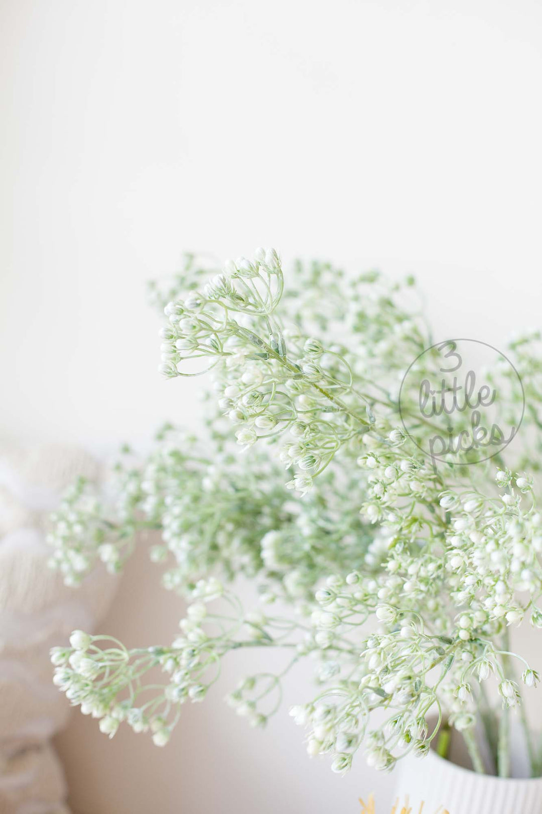 Starry Pastel Green Flowers, Decor, 3littlepicks - 3LittlePicks